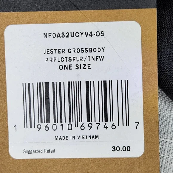 The North Face Crossbody Pack Cross Body Bag Purple Jester - Picture 8 of 12